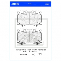 Brake Pad ATE986