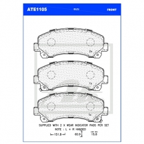 Brake Pad ATE1105