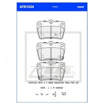 Brake Pad ATE1234