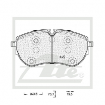 Brake Pad ATE1348