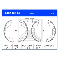 Brake Shoes ATE1028BS