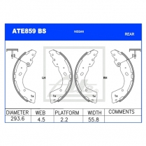 Brake Shoes ATE859BS