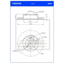 Brake Disc 118.0110