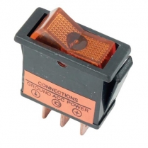 Switch Rocker Illum Amber