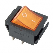 Switch Rocker Illum Amber