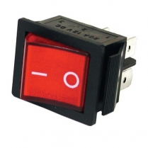 Switch Rocker Illum Red