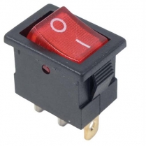 Switch Rocker Illum Red