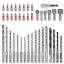 Drill Bit & Nut Set 40-Pcs