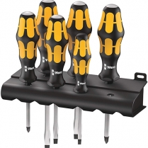 Screwdriver Set 6-Pce & Rack