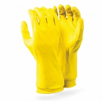 Glove Household Lined Latex Ye