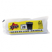 Refuse Bag Star Black 20/pack