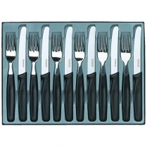 Steak Knife & Fork Set 12pc