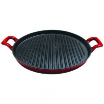 Frypan Cast Iron Enamel Flat