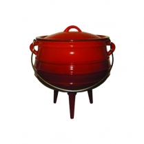 Potjie No 1/4 3 Leg Red Enamel