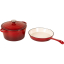 Pot Cast Iron Enamel 7 Pc