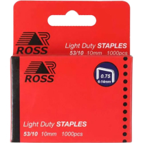 Staples 10mm 1000/Box