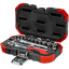 Red Socket Set 16Pc 1/4 Inch