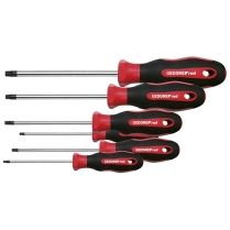 Red Screwdriver T10-40 6Pc