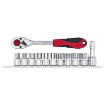 Red Socket Set 12Pc