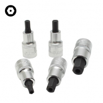 Socket Set Hex Bit 5Pc