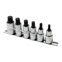 Socket Set Spline Bit 6Pc