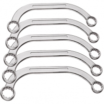 Gedore Red Adjustable Half-Moon Ring Spanners