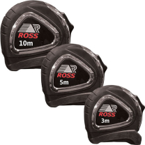 Ross Pro Chrome Heavy Duty Measuring Tape