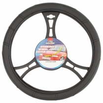 Cover S/Wheel Leather Look