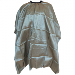 ***Cutting Cape - Satin - Grey Ass with Slide Clip(CP80339