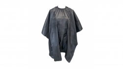 Cutting Cape Polyester - Black with Slide Clip (CP59939)