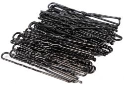 Salon Fresh Hair Setting Pins Wavy 45mm - Black - 250gm Tub