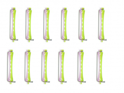 *Perm Rod - Two Tone  6mm -12's (Green & White) (PC94022)