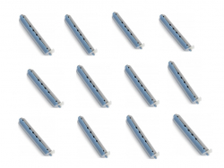 *Perm Rod - Two Tone  13mm -12's (Blue/Grey)(PC 94522)