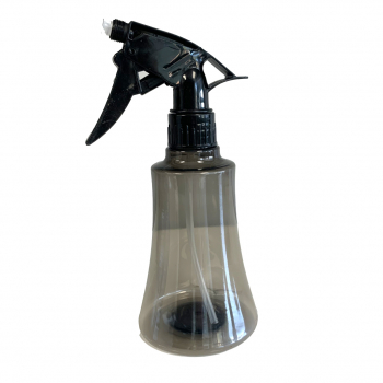 Water Spray Bottle - Curved Smokey Black - 350ml (HS14439)