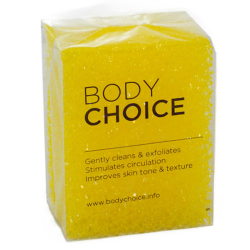 Body Choice Exfoliating Body Sponge - Yellow