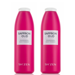 July 2026 - 2 x Saffron Oud Fragranced Body Powder 100g