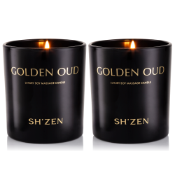 Oct 2026 - 2 x Golden Oud Luxury Candle - NEW