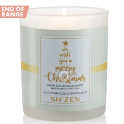 We wish you a Merry Christmas Luxury Soy Massage Candle - 18