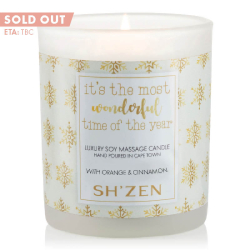 It's the Most Wonderful time of Year Luxury Massage Candle -