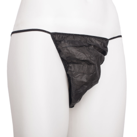 Disposable Ladies Tangas - 100pc - Black