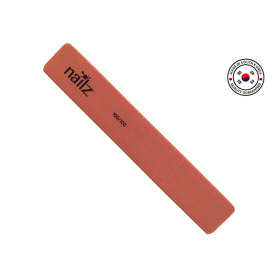 NAILZ Sponge File - Rectangular Orange 100/100 [Korean]