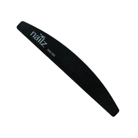 NAILZ Nail File - Halfmoon Black 100/100 [Korean]