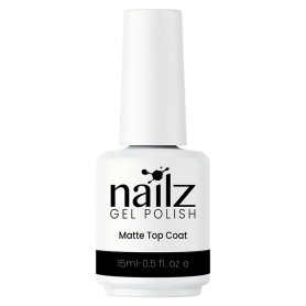 Nailz Gel Polish 15ml (Matte Top Coat)