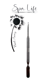 Spa Life Cuticle Pusher-Single Sided