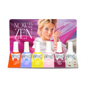 ***Gelish 6pc Display with Stock Now and Zen
