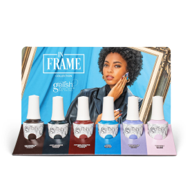 In Frame Gelish 6pc Display with Stock
