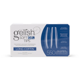 ***Soft Gel Tips - Long Coffin 550pk - Gelish