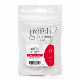 Soft Gel Tips - Long Stiletto 5 50pk Refill - Gelish