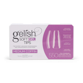 ***Soft Gel Tips - Medium Coffin 550pk - Gelish