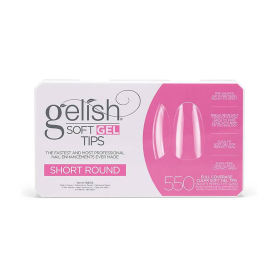 ***Soft Gel Tips - Short Round 550pk - Gelish